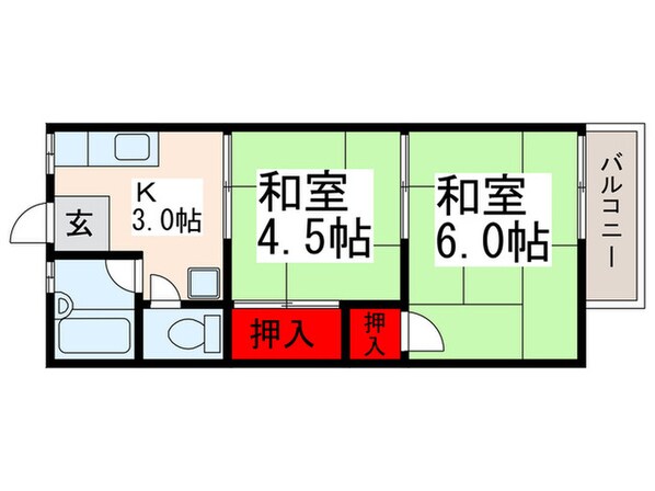 グランデュ－ルモネの物件間取画像